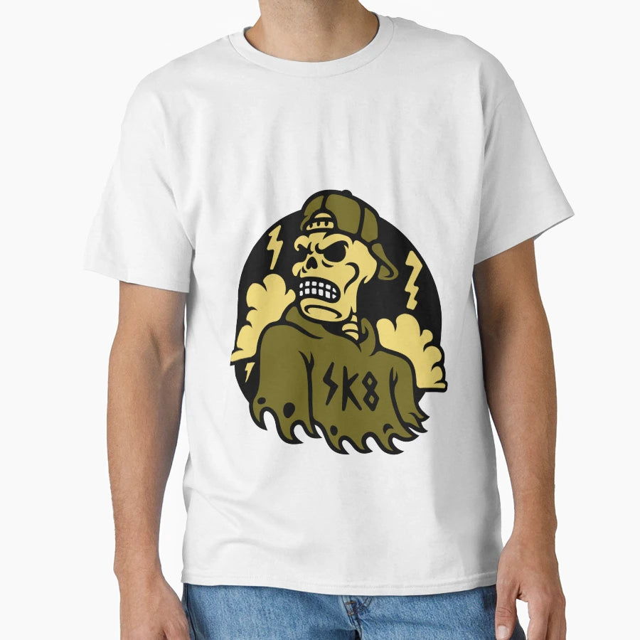 Mad Skull T-Shirt - Aesthetic Graphic for Adults - T-Shirt, Sweatshirt, Hoodie