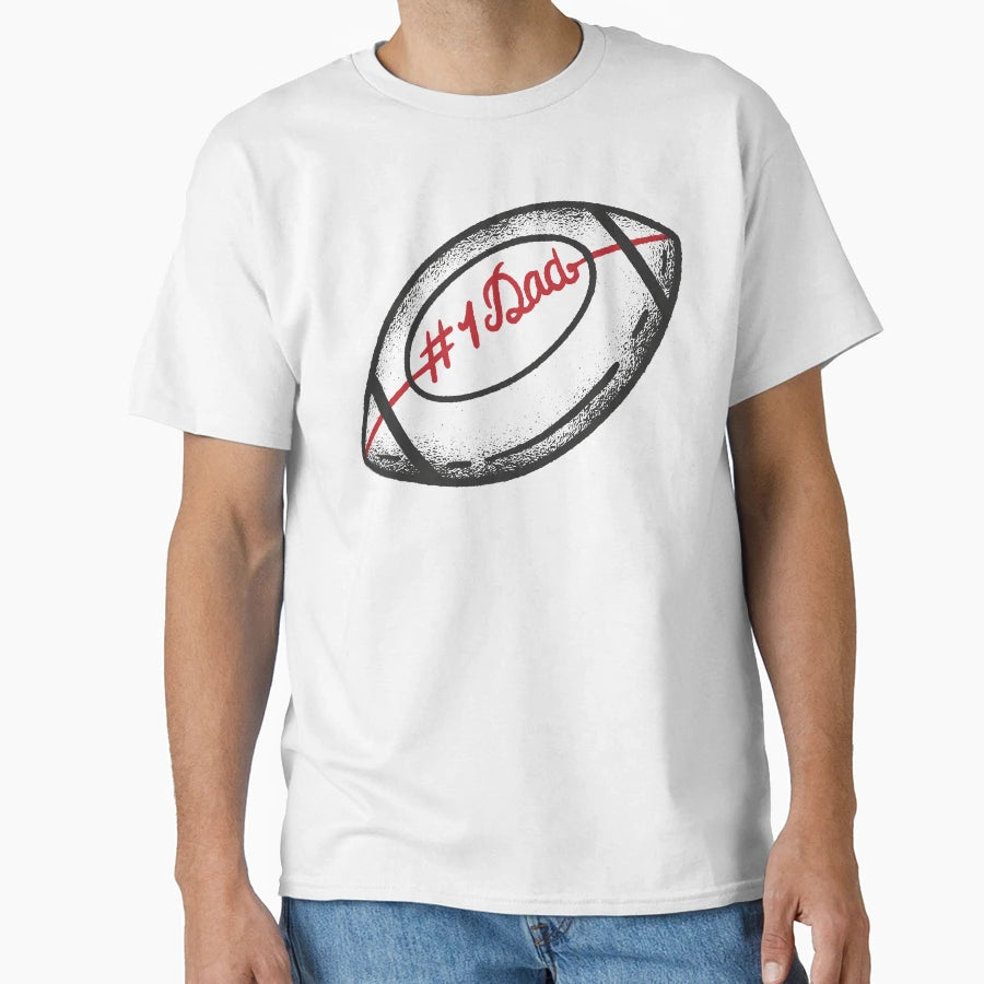 Gridiron Dad American Football Dad Coach T-Shirt - Graphic Print Unisex - T-Shirt, Sweatshirt, Hoodie