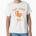East Texas Tech University Student T-Shirt - Custom Art Print for Adults - T-Shirt, Sweatshirt, Hoodie
