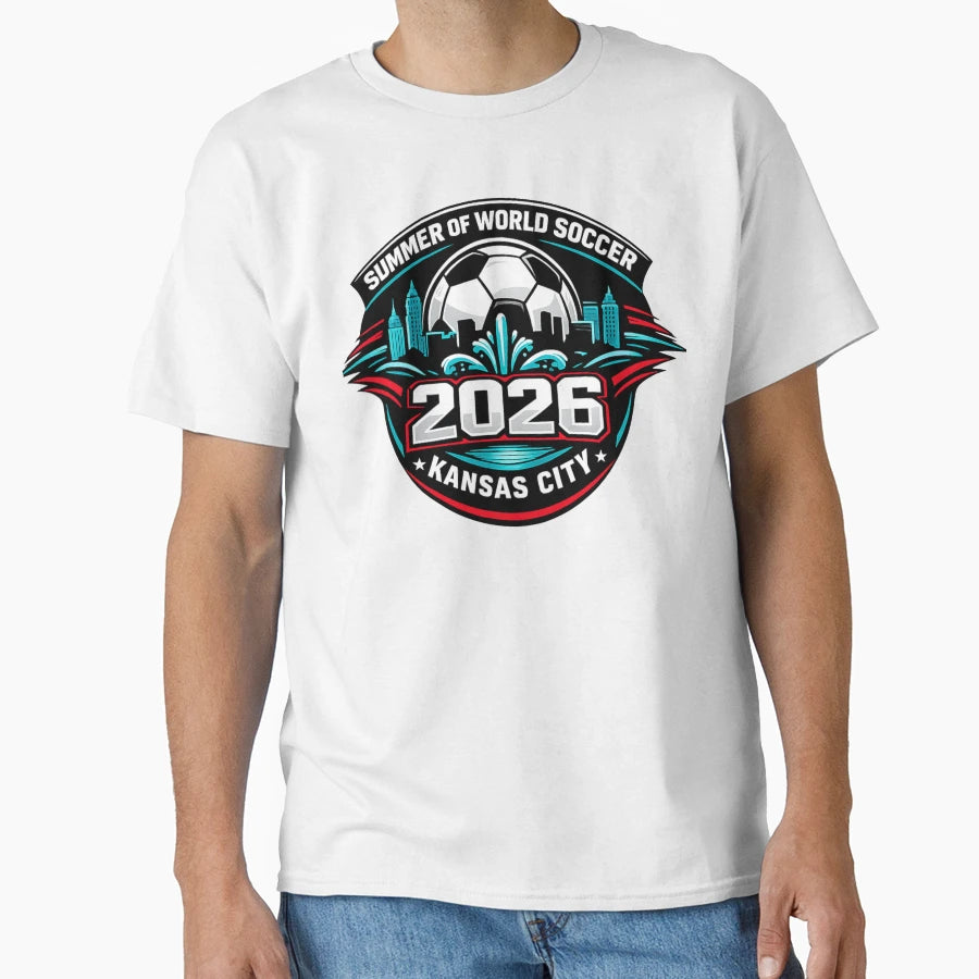 World Soccer Tournament Cup 2026 Kansas T-Shirt - Trendy Graphic Men Women - T-Shirt, Sweatshirt, Hoodie
