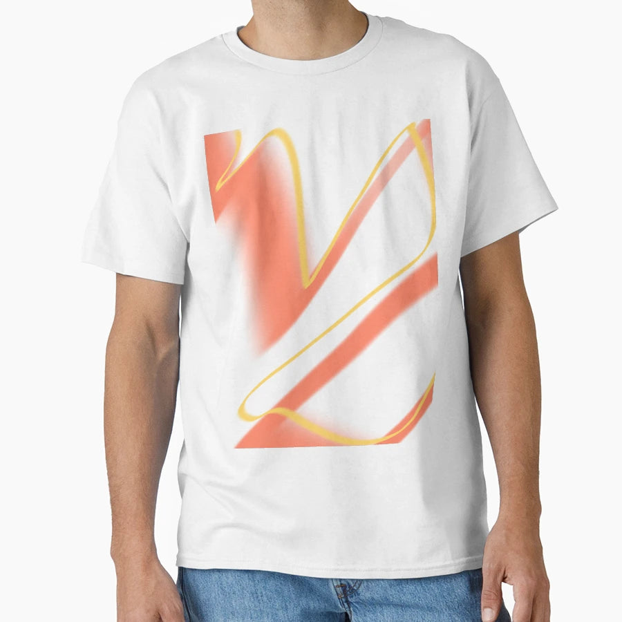 Line Lines Colored Abstract T-Shirt - Unique Graphic for Adults - T-Shirt, Sweatshirt, Hoodie