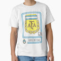 Argentina 70S Faded Soccer T-Shirt - Novelty Apparel for Adults - T-Shirt, Sweatshirt, Hoodie