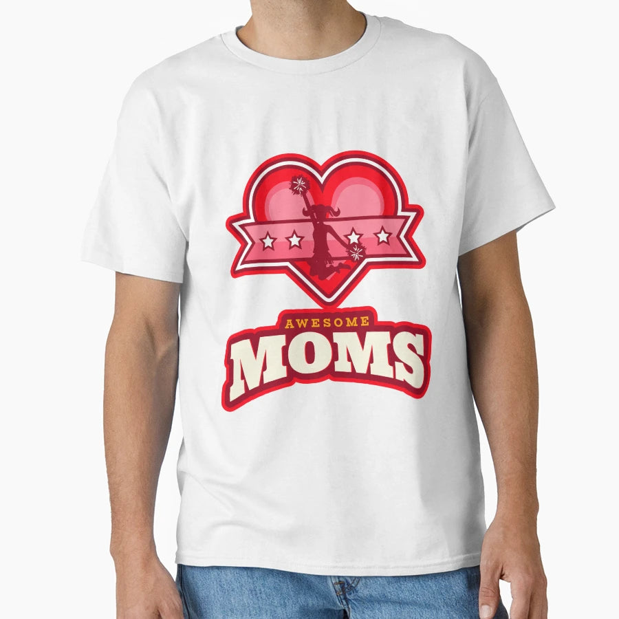 Awesome Moms Dog Mamas Awesome Dog T-Shirt - Custom Art Print Men Women - T-Shirt, Sweatshirt, Hoodie