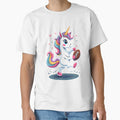 Touchdown Unicorn Magical Football Adventure T-Shirt - Graphic Print Unisex - T-Shirt, Sweatshirt, Hoodie