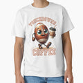Touchdowns And Coffee Football T-Shirt - Graphic Print Unisex - T-Shirt, Sweatshirt, Hoodie