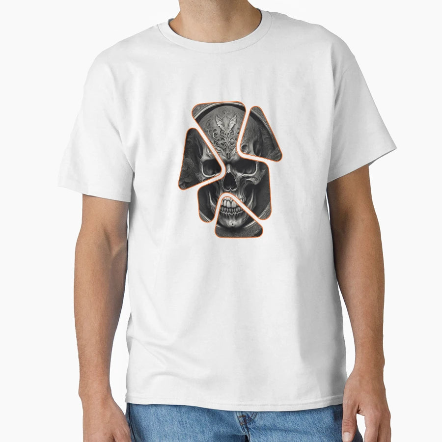 Skull Mozaic T-Shirt - Casual Everyday Wear Men Women - T-Shirt, Sweatshirt, Hoodie