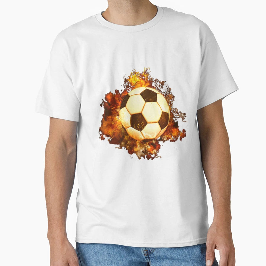 Football Sport Game Football Ball T-Shirt - Aesthetic Graphic Unisex - T-Shirt, Sweatshirt, Hoodie