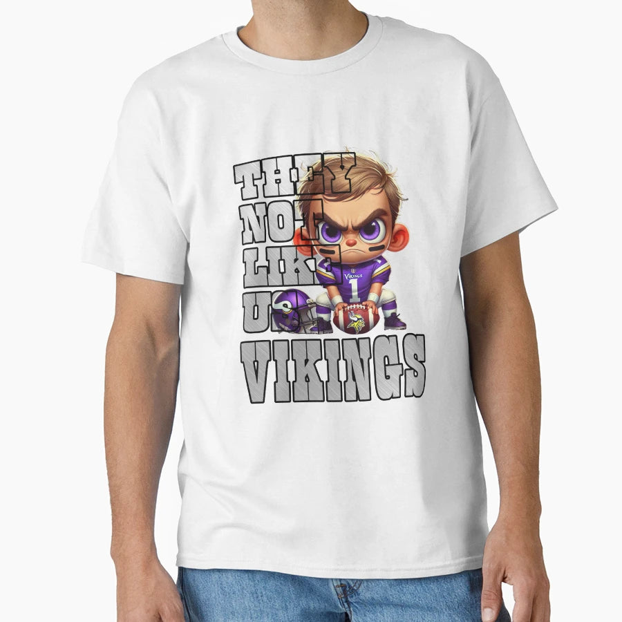 Minnesota Vikings They Not Like Us T-Shirt - Trendy Graphic for Adults - T-Shirt, Sweatshirt, Hoodie