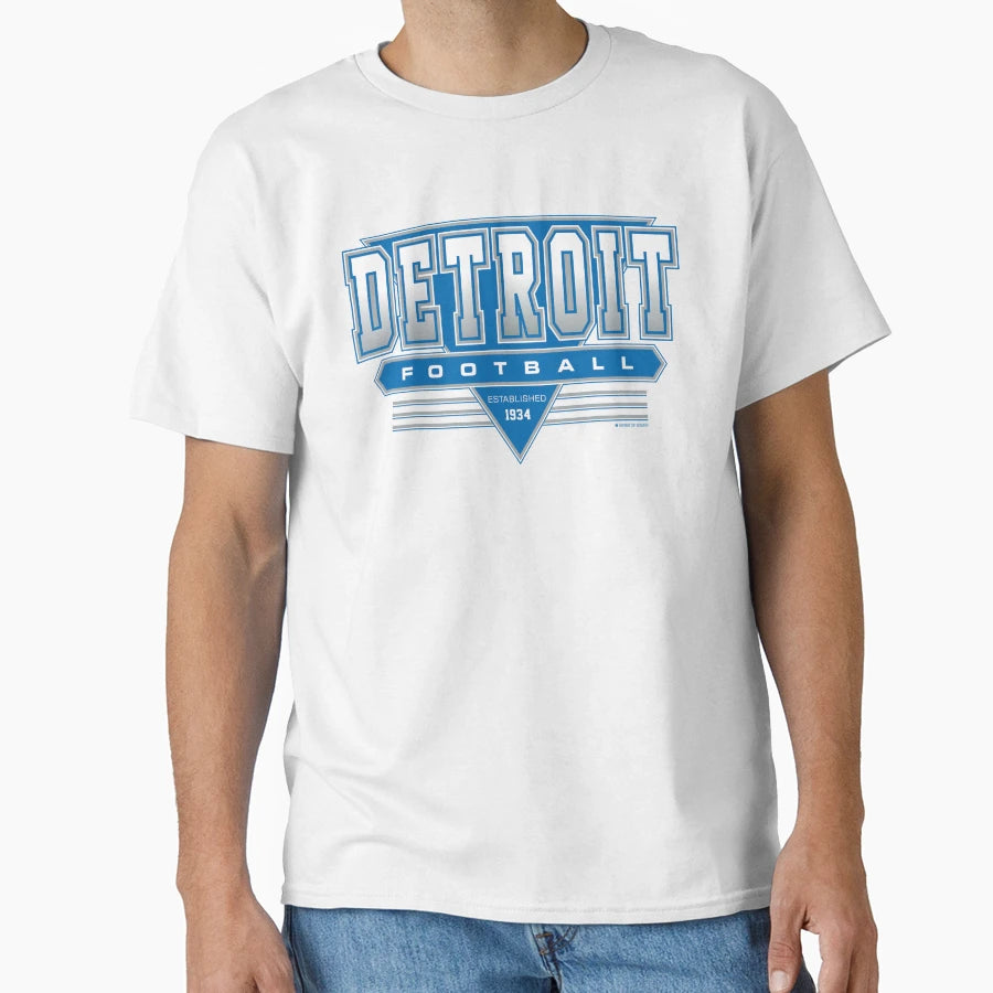 Detroit Football Lions Inspired 90S T-Shirt - Novelty Apparel Men Women - T-Shirt, Sweatshirt, Hoodie