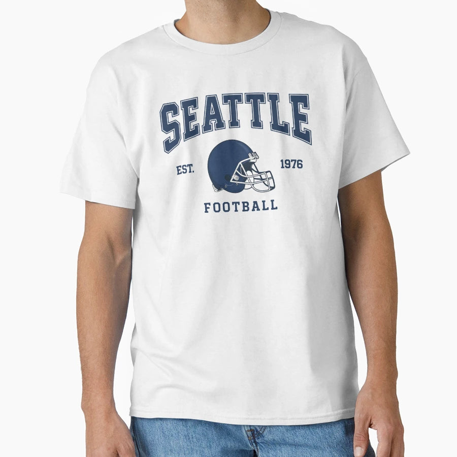 Seattle Football 1976 T-Shirt - Streetwear Style for Adults - T-Shirt, Sweatshirt, Hoodie