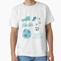 Teal Watercolor Soccer Pack T-Shirt - Custom Art Print Men Women - T-Shirt, Sweatshirt, Hoodie