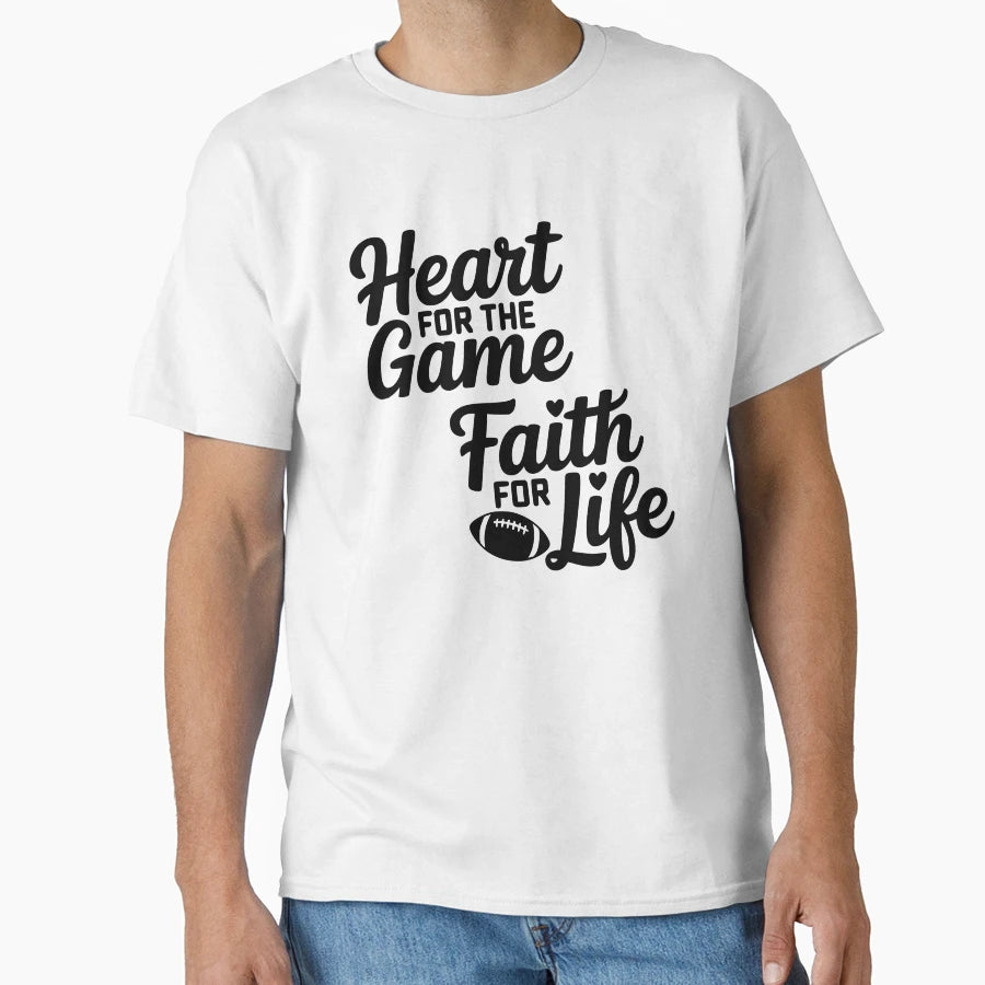 Heart Game Faith Life T-Shirt - Fun Novelty Design for Adults - T-Shirt, Sweatshirt, Hoodie