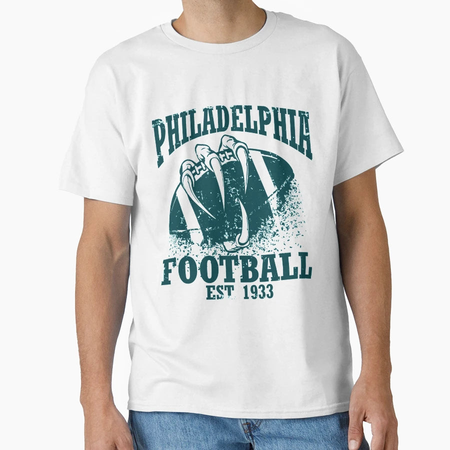 Philadelphia Football T-Shirt - Aesthetic Graphic Men Women - T-Shirt, Sweatshirt, Hoodie
