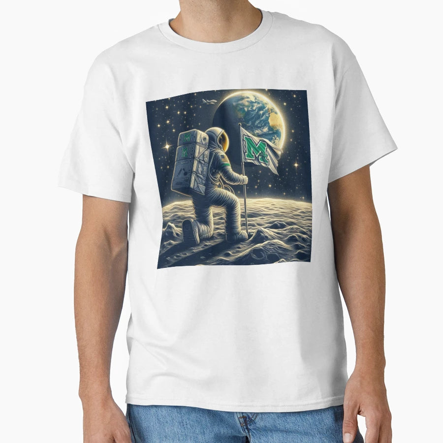 Marshall To Moon T-Shirt - Fun Novelty Design Unisex - T-Shirt, Sweatshirt, Hoodie