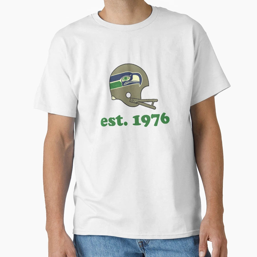 Seahawks Est 1976 Distressed T-Shirt - Trendy Graphic Unisex - T-Shirt, Sweatshirt, Hoodie