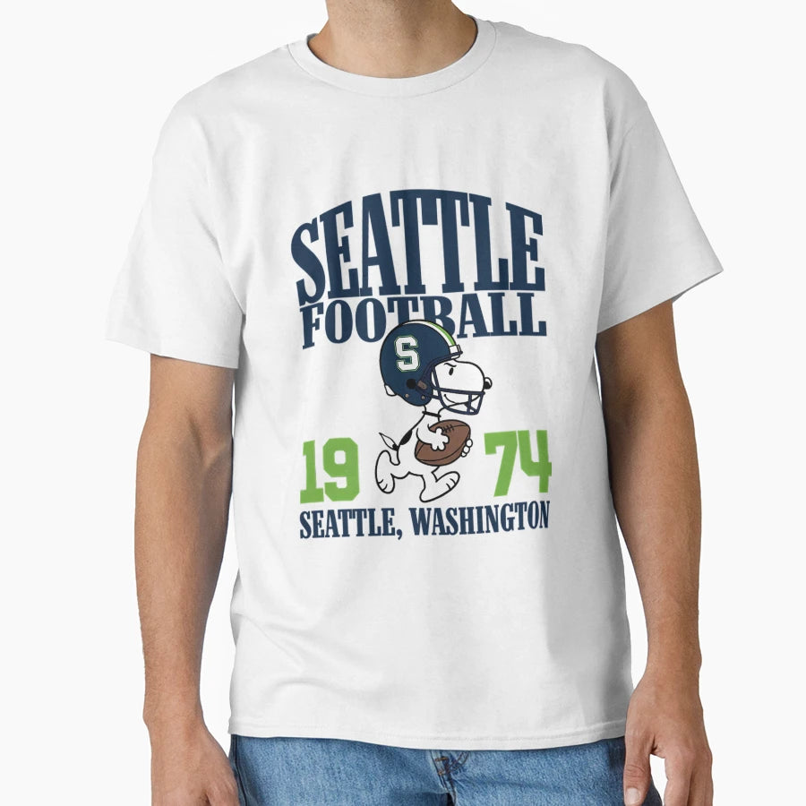 Seattle Seahawks Football Snoopy T-Shirt - Streetwear Style for Adults - T-Shirt, Sweatshirt, Hoodie