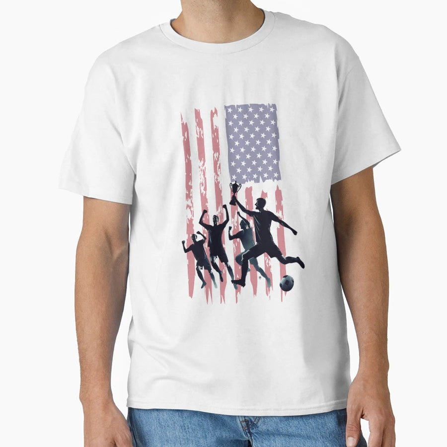 Soccer Triumph Team Victory T-Shirt - Casual Everyday Wear Unisex - T-Shirt, Sweatshirt, Hoodie