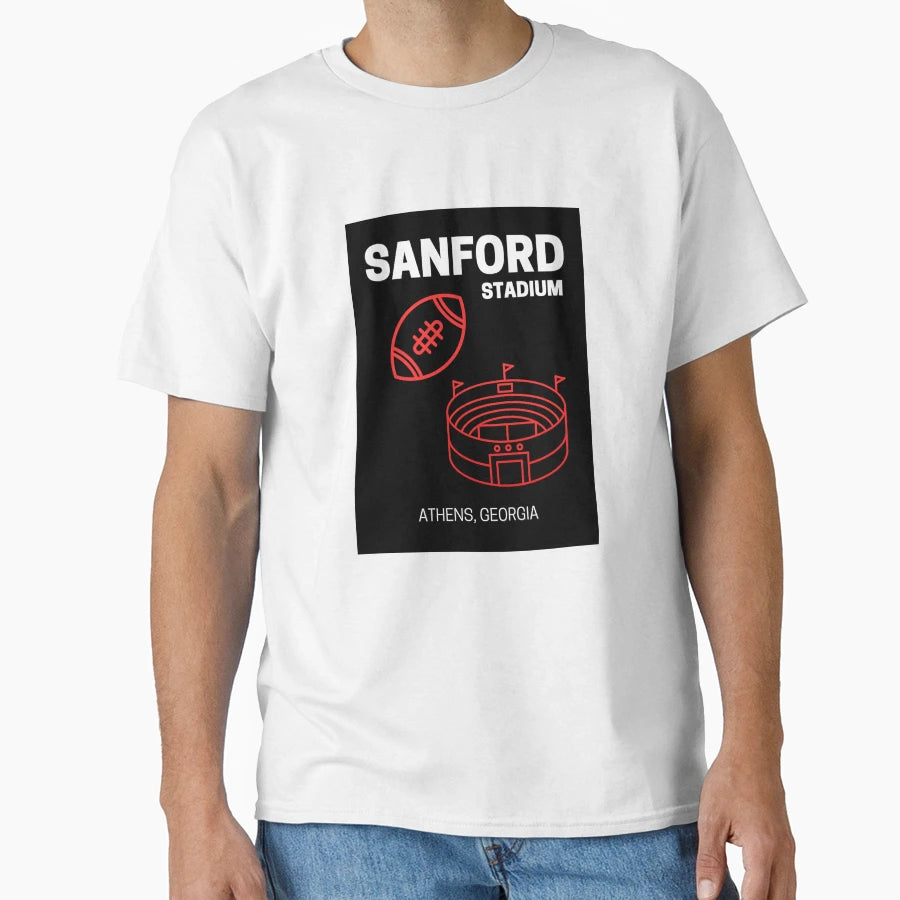 Uga Football Stadium T-Shirt - Aesthetic Graphic Men Women - T-Shirt, Sweatshirt, Hoodie