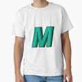 Green M T-Shirt - Trendy Graphic for Adults - T-Shirt, Sweatshirt, Hoodie