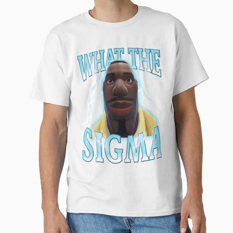 What Sigma Meme Defaut Fortnite Cotton T-Shirt - Trendy Graphic for Adults - T-Shirt, Sweatshirt, Hoodie
