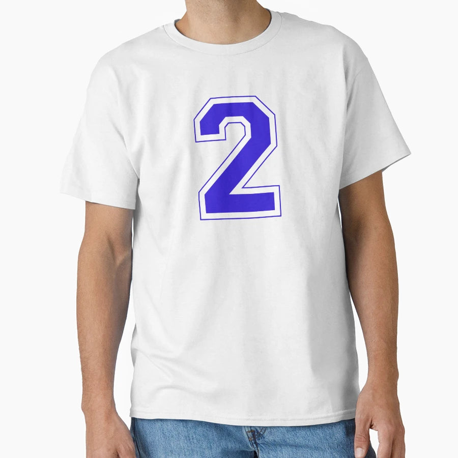 Varsity Number 2 T-Shirt - Custom Art Print Unisex - T-Shirt, Sweatshirt, Hoodie