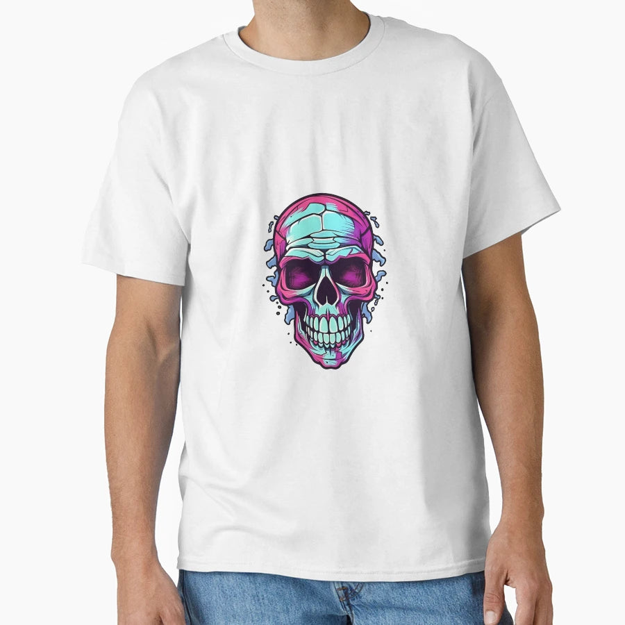 Skull Head T-Shirt - Graphic Print Unisex - T-Shirt, Sweatshirt, Hoodie