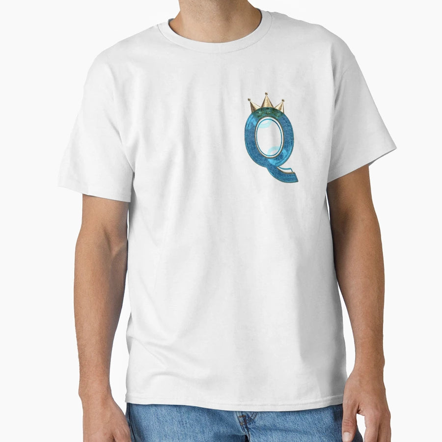 Q Letter 3D Render T-Shirt - Graphic Print Men Women - T-Shirt, Sweatshirt, Hoodie