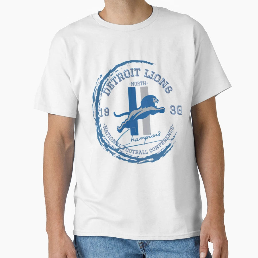 Football Detroit Lions T-Shirt - Minimalist Print Unisex - T-Shirt, Sweatshirt, Hoodie