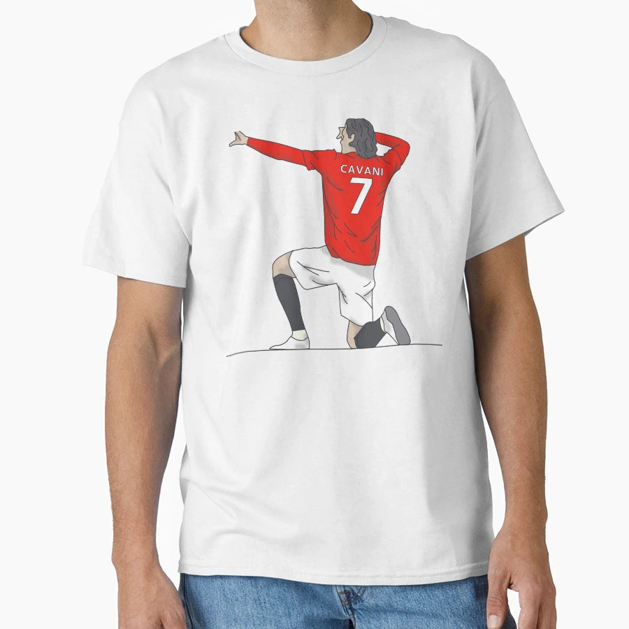 Edison Cavani Manchester United T-Shirt - Custom Art Print for Adults - T-Shirt, Sweatshirt, Hoodie