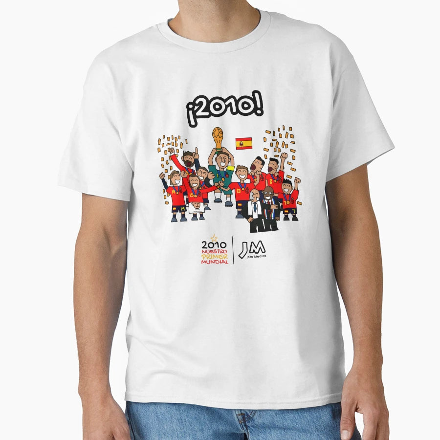 Soccer World Cup 2010 Spanish T-Shirt - Custom Art Print Men Women - T-Shirt, Sweatshirt, Hoodie