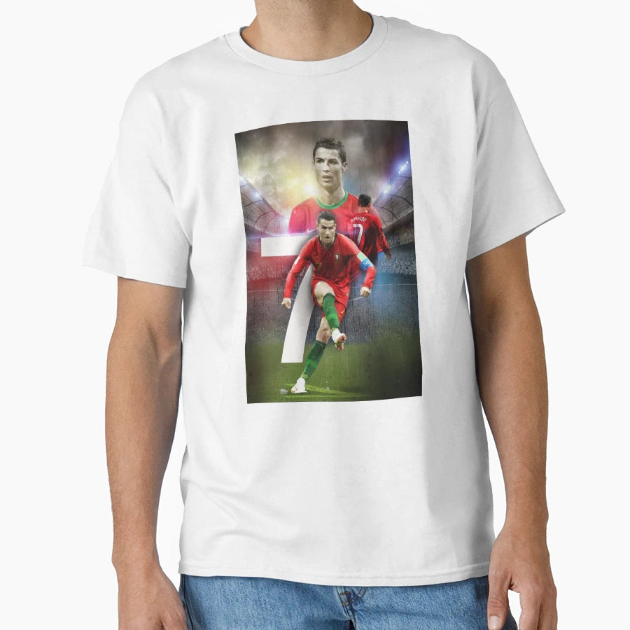 Cristiano Ronaldo Manchester T-Shirt - Casual Everyday Wear for Adults - T-Shirt, Sweatshirt, Hoodie