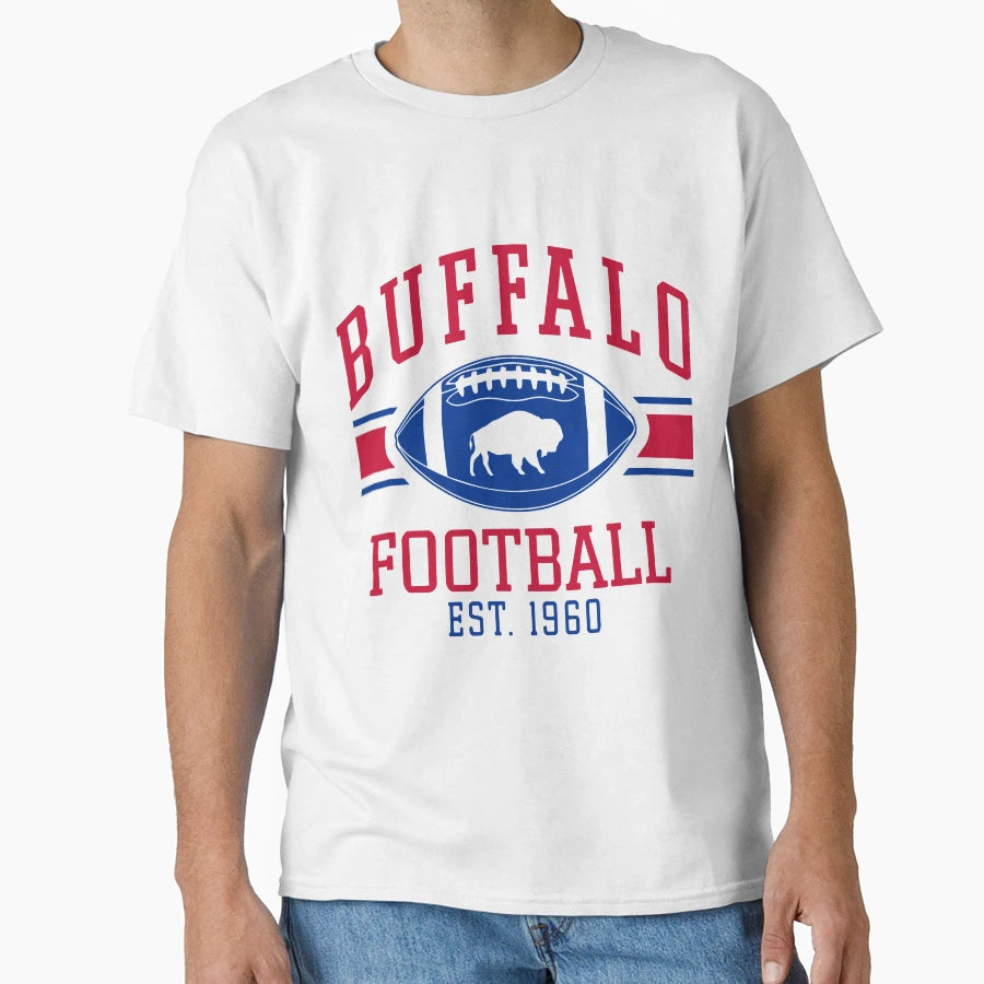 Buffalo Football Est 1960 T-Shirt - Graphic Print for Adults - T-Shirt, Sweatshirt, Hoodie