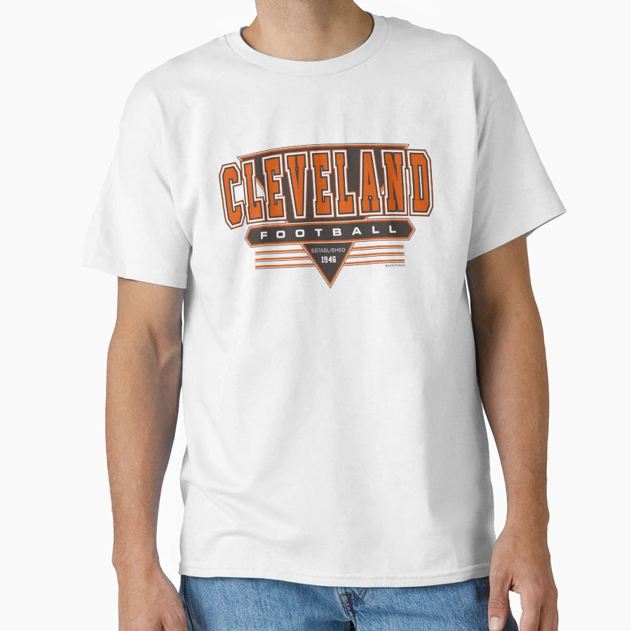 Cleveland Football Browns Inspired T-Shirt - Minimalist Print for Adults - T-Shirt, Sweatshirt, Hoodie