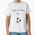 Live Love And Football Football T-Shirt - Minimalist Print Men Women - T-Shirt, Sweatshirt, Hoodie