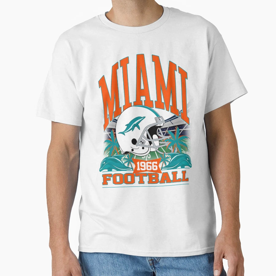Miami Football Gridiron Legacy V2 T-Shirt - Aesthetic Graphic Men Women - T-Shirt, Sweatshirt, Hoodie