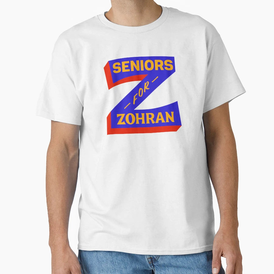 Seniors Zohran T-Shirt - Trendy Graphic for Adults - T-Shirt, Sweatshirt, Hoodie