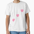 Funny Valentine Tic Tac Toe Heartss T-Shirt - Aesthetic Graphic Unisex - T-Shirt, Sweatshirt, Hoodie
