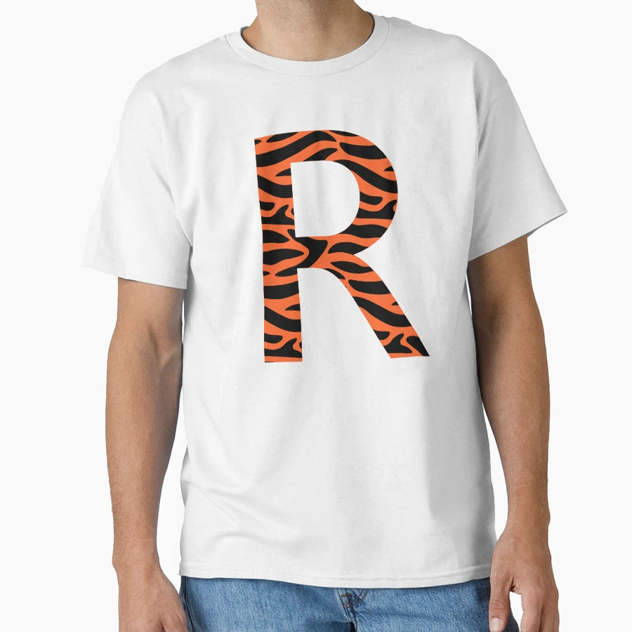 Animal Letter R T-Shirt - Casual Everyday Wear Men Women - T-Shirt, Sweatshirt, Hoodie