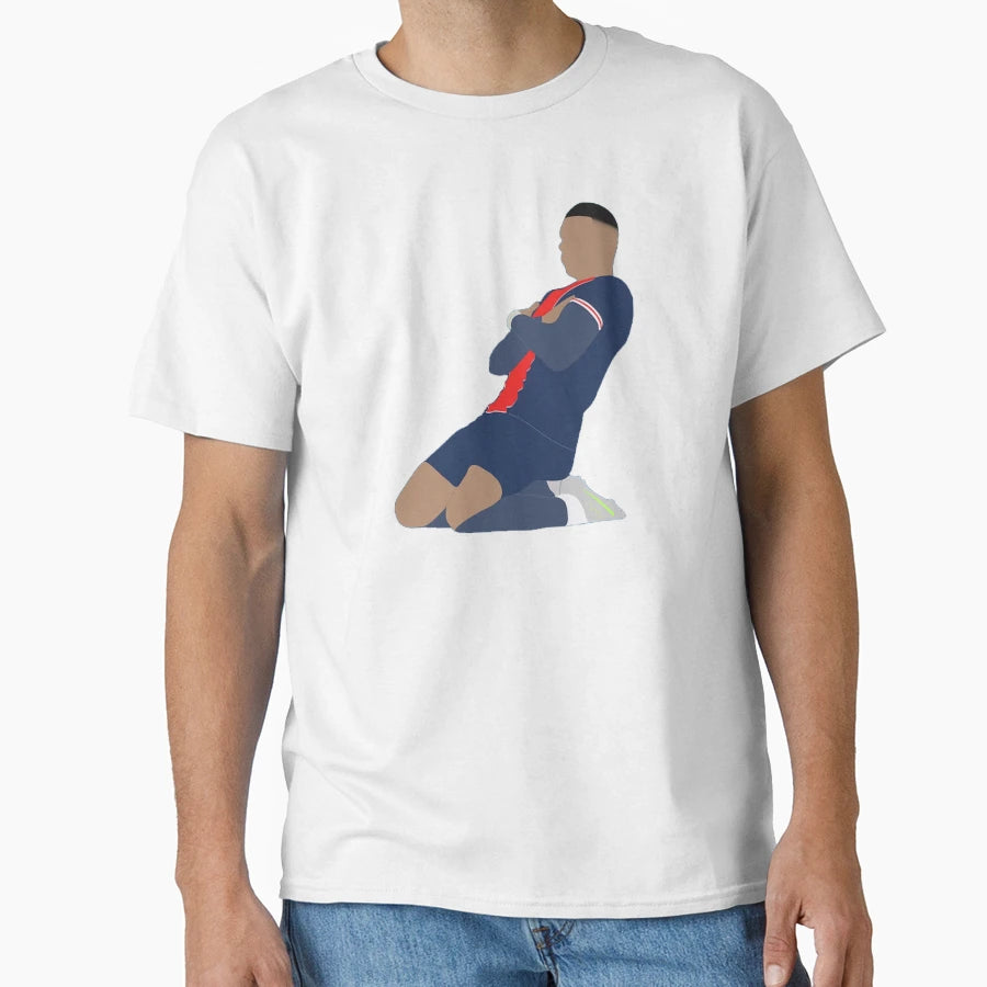 Kylian Mbappe Jersey Art Paris T-Shirt - Streetwear Style Men Women - T-Shirt, Sweatshirt, Hoodie