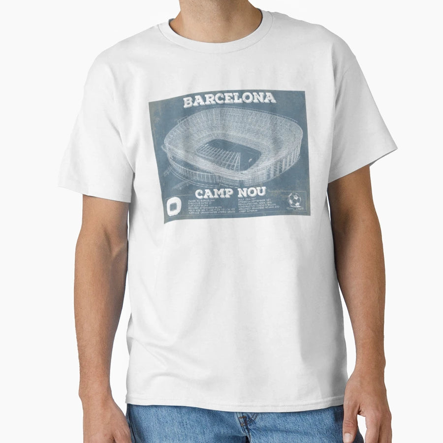 Camp Nou Active T-Shirt - Streetwear Style for Adults - T-Shirt, Sweatshirt, Hoodie