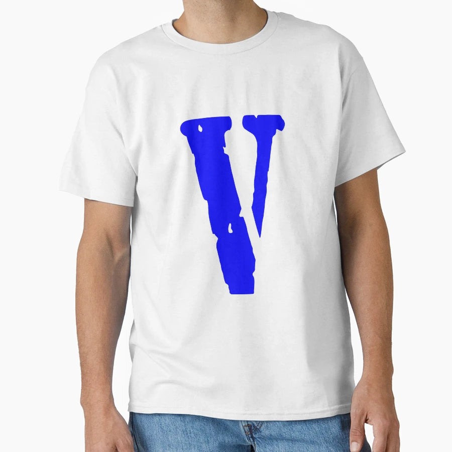 Vlone Blue T-Shirt - Fun Novelty Design for Adults - T-Shirt, Sweatshirt, Hoodie