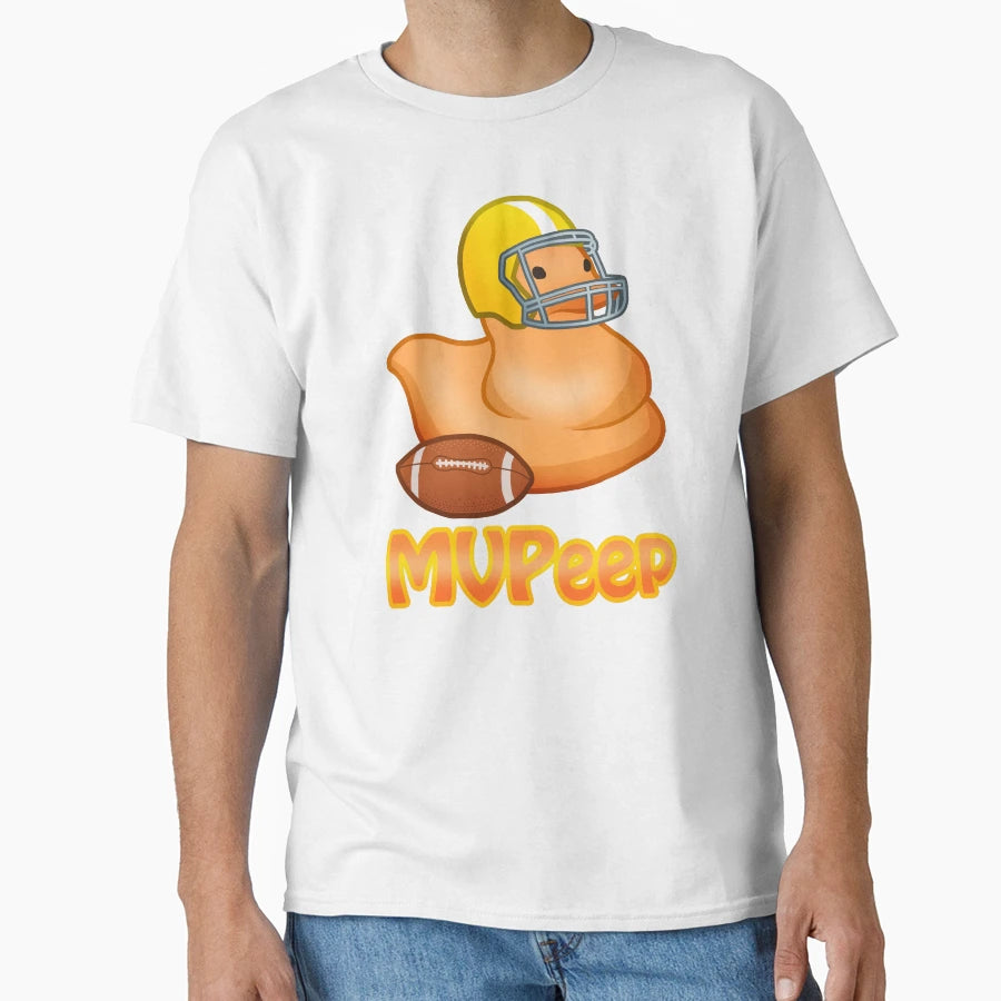 Nfl Football Peeps Orange Marshmallow T-Shirt - Aesthetic Graphic Unisex - T-Shirt, Sweatshirt, Hoodie