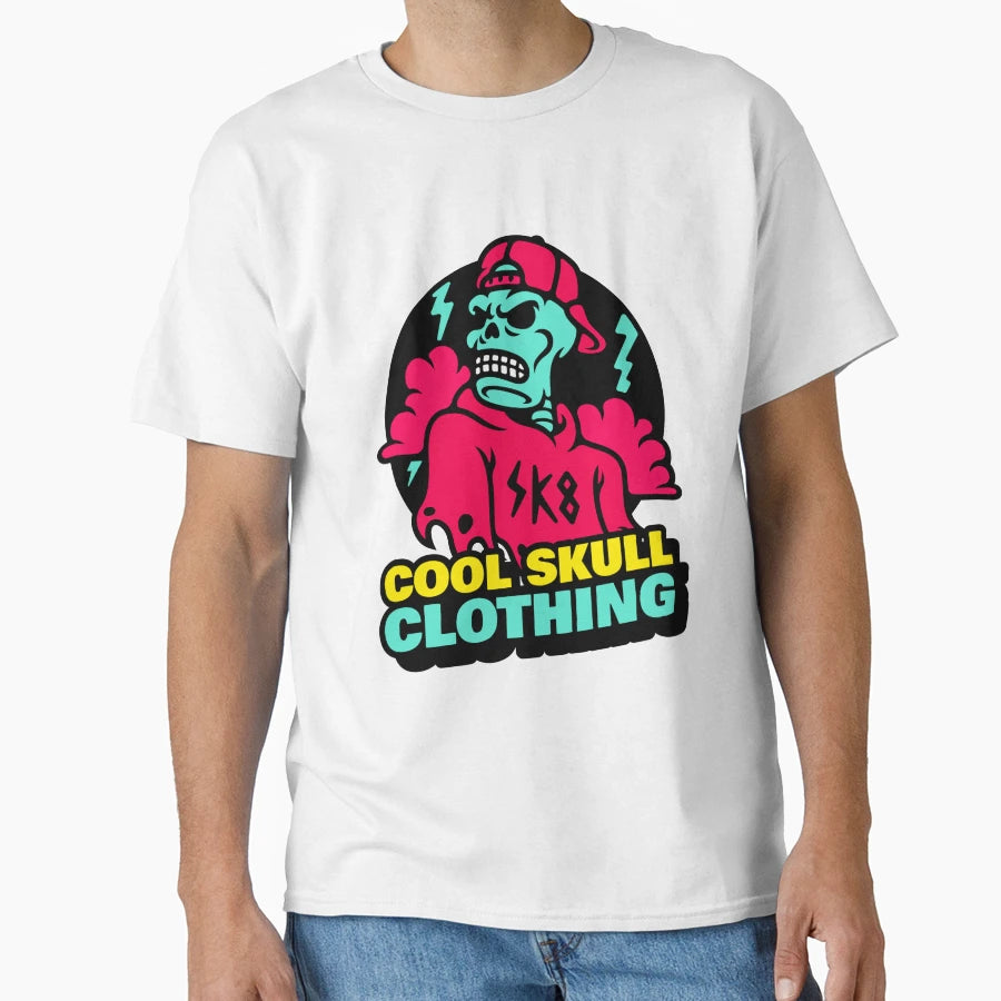 Skull T-Shirt - Trendy Graphic Men Women - T-Shirt, Sweatshirt, Hoodie