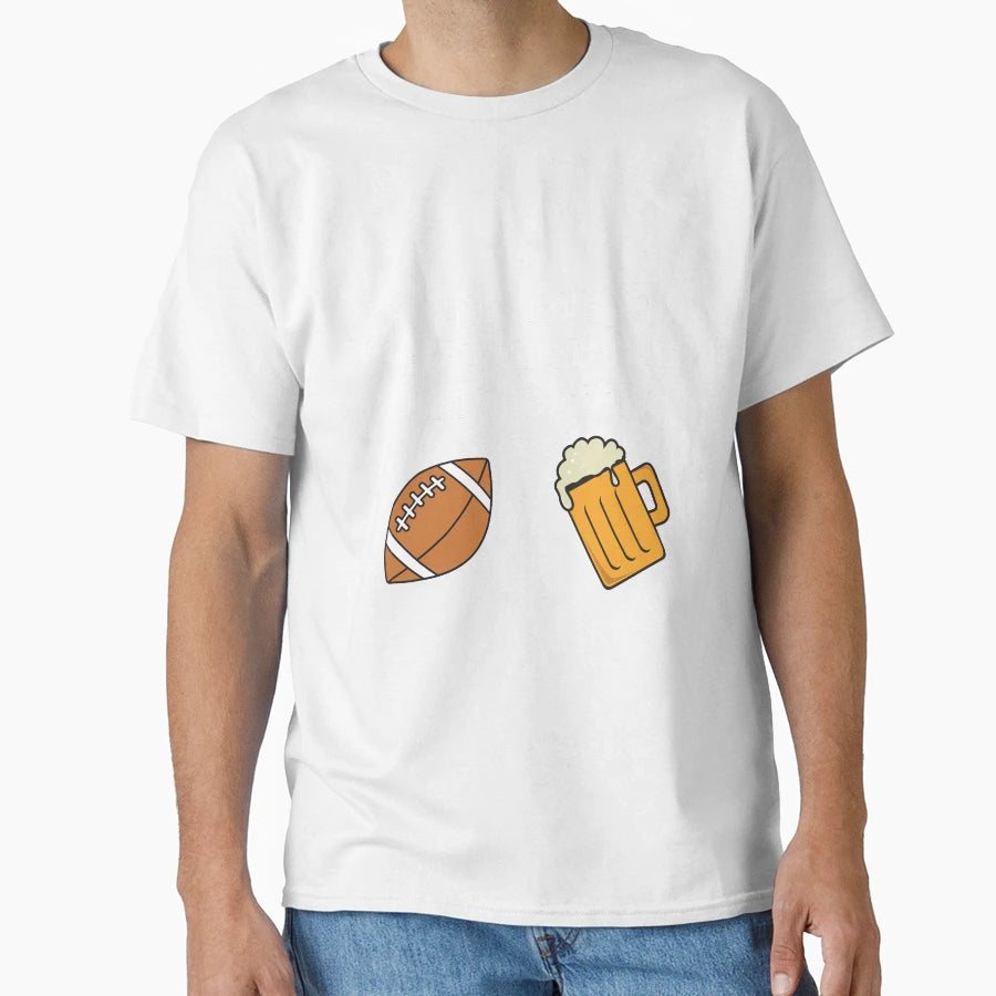 I M Just Here Commercials And Beer T-Shirt - Casual Everyday Wear Men Women - T-Shirt, Sweatshirt, Hoodie