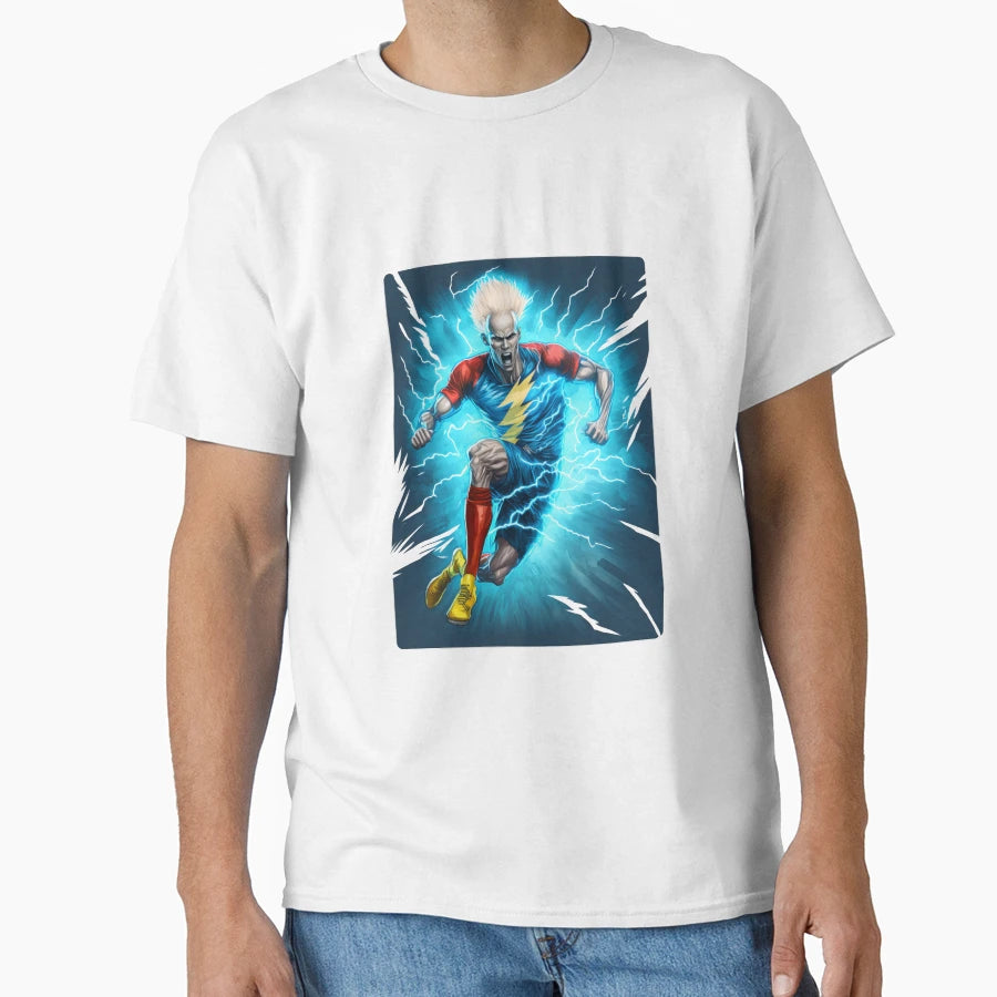 Football Blue T-Shirt - Aesthetic Graphic for Adults - T-Shirt, Sweatshirt, Hoodie