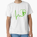 Dirt Bike Heartbeat T-Shirt - Custom Art Print Unisex - T-Shirt, Sweatshirt, Hoodie