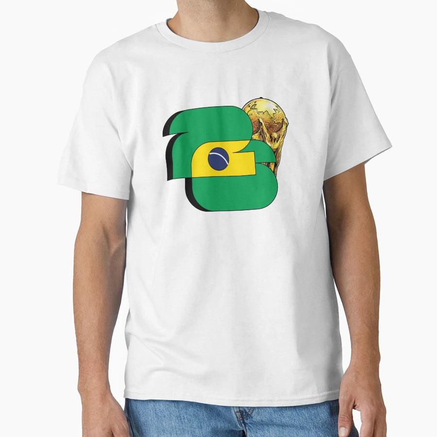 Brazil Futbol T-Shirt - Unique Graphic for Adults - T-Shirt, Sweatshirt, Hoodie