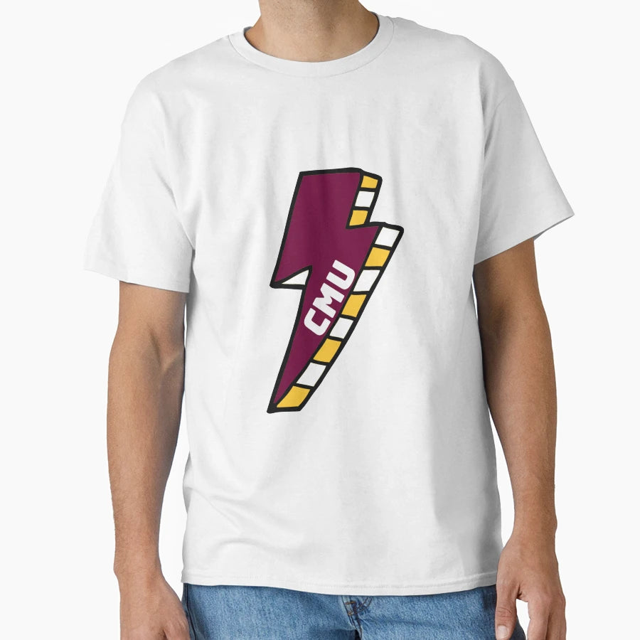 Cmu Central Michigan University Lightning T-Shirt - Graphic Print Unisex - T-Shirt, Sweatshirt, Hoodie