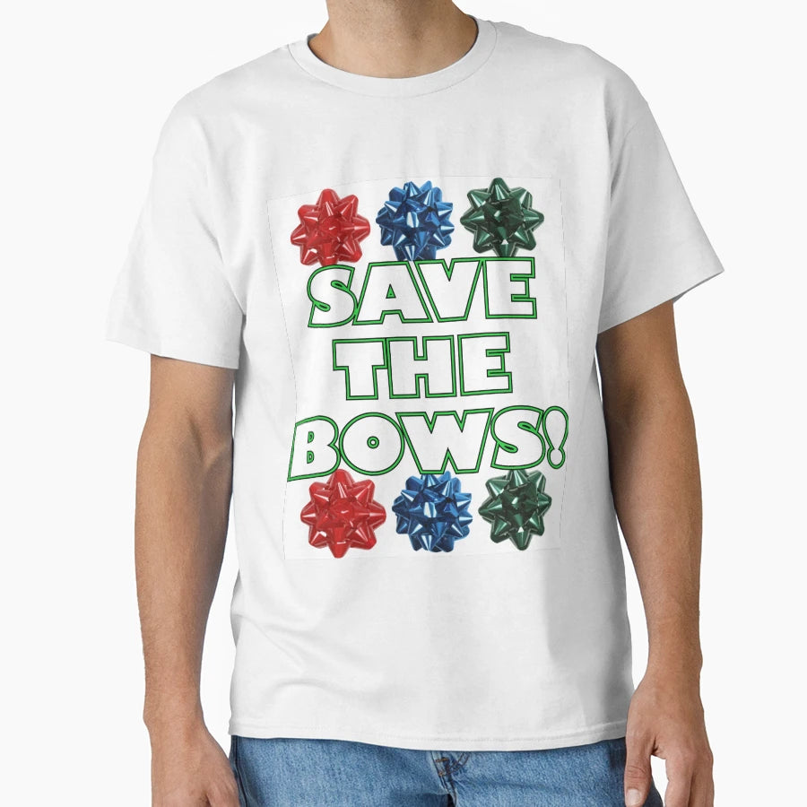 Save Bows T-Shirt - Trendy Graphic for Adults - T-Shirt, Sweatshirt, Hoodie