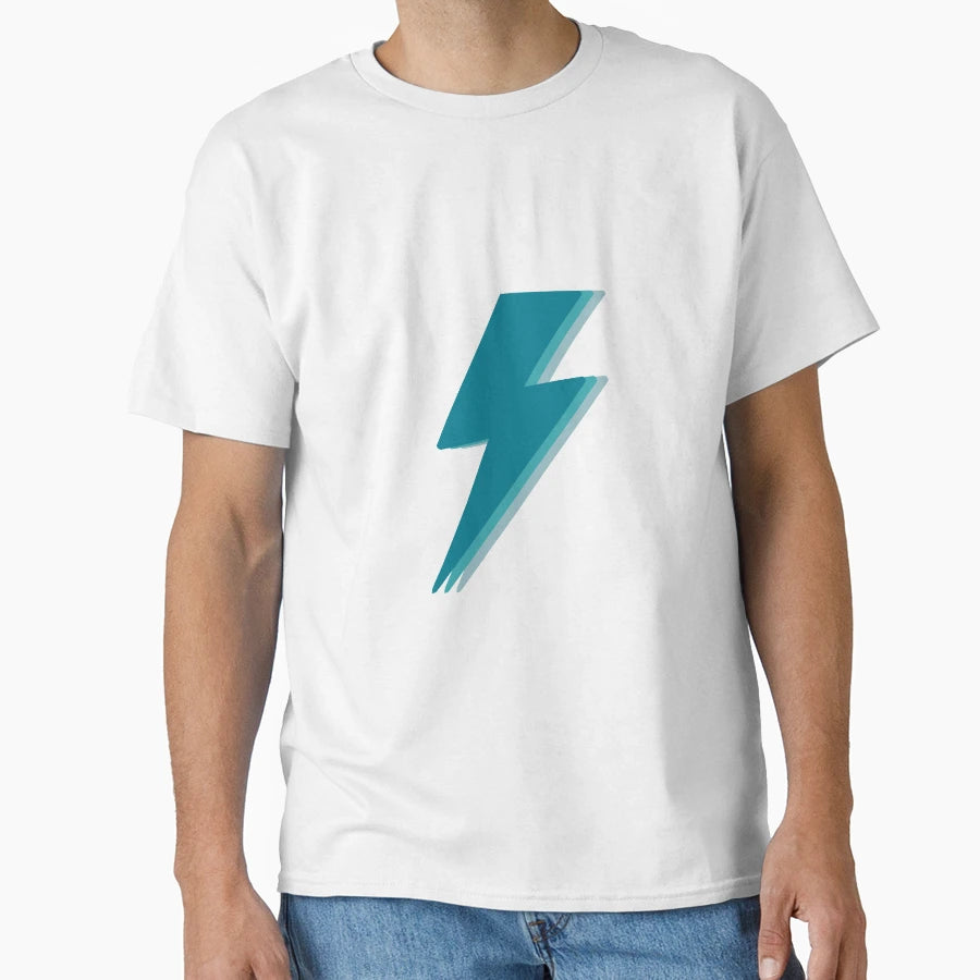 Layered Hot Blue And Light Blue T-Shirt - Trendy Graphic Men Women - T-Shirt, Sweatshirt, Hoodie